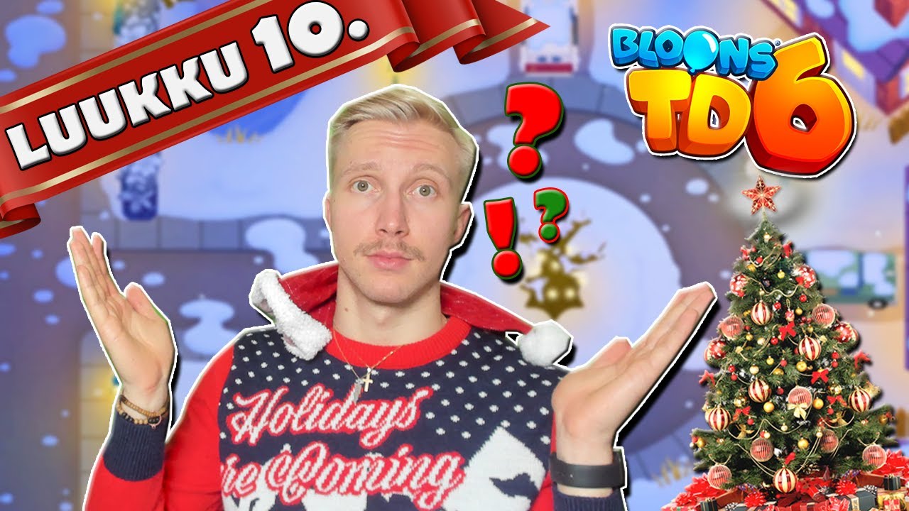 Jouluisia YHTEISÖHAASTEITA 🎄 | Luukku 10. | Joulukalenteri 2022 | Bloons TD 6 Suomi