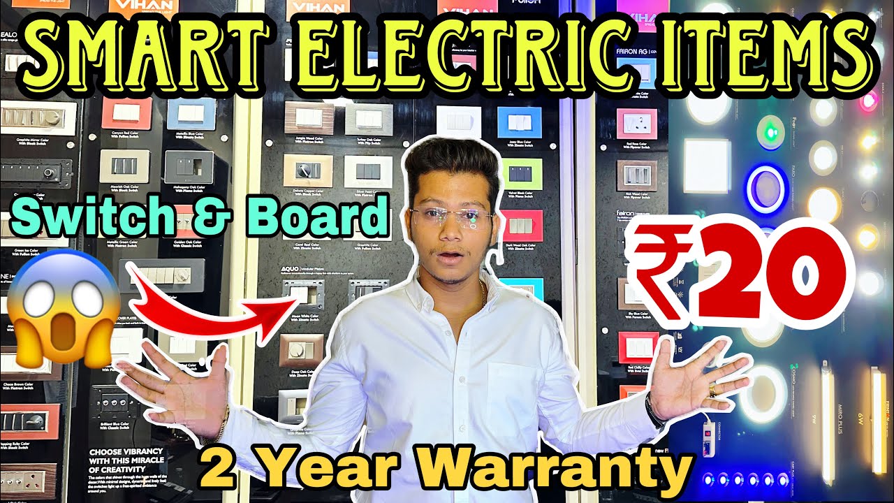 BIGGEST ELECTRIC WAREHOUSE IN MUMBAI | Electric Switches & Board, Wifi Switch, LED Light |Electronic