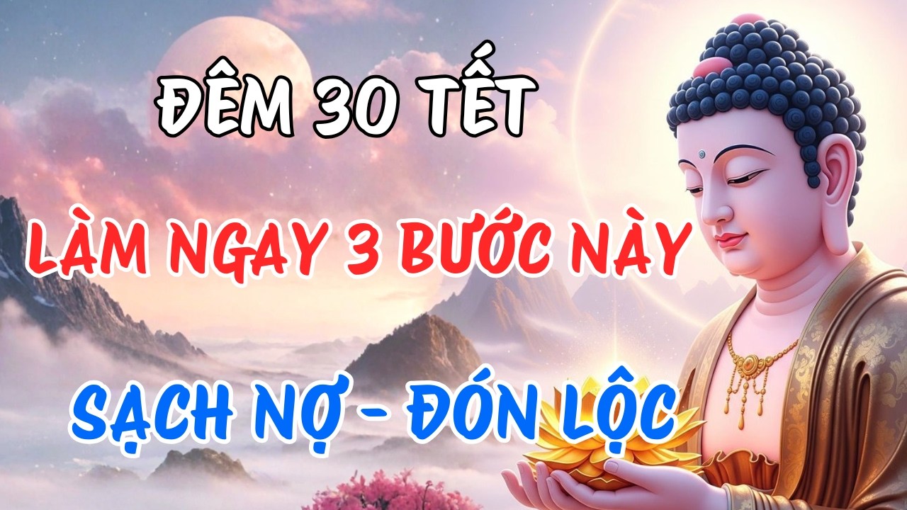 Đêm 30 Tết Làm 3 Bước Này, Rước Phật Vào Nhà, Trả Hết Nợ Trần, Tâm An Lộc Sẽ Tới