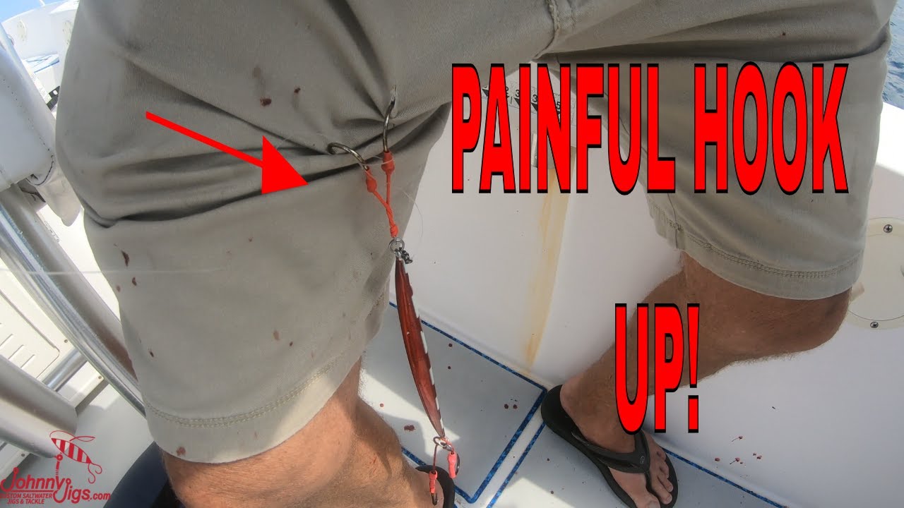 Jigging Accident ! Slow pitch Jigging for Groupers, African Pompano, and Mutton Snapper