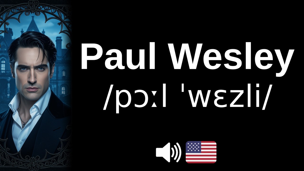 How to pronounce Paul Wesley (CORRECTLY!)