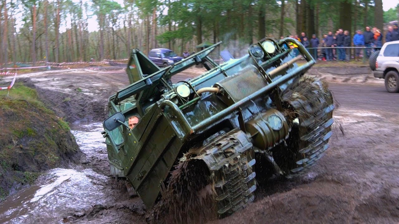 [OFF ROAD] Volvo BV 202 vs Mudbath: The Ultimate Offroad Beast! 🛻🔥