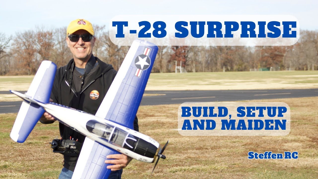 Durafly T-28 Trojan 1100mm - Build and Maiden