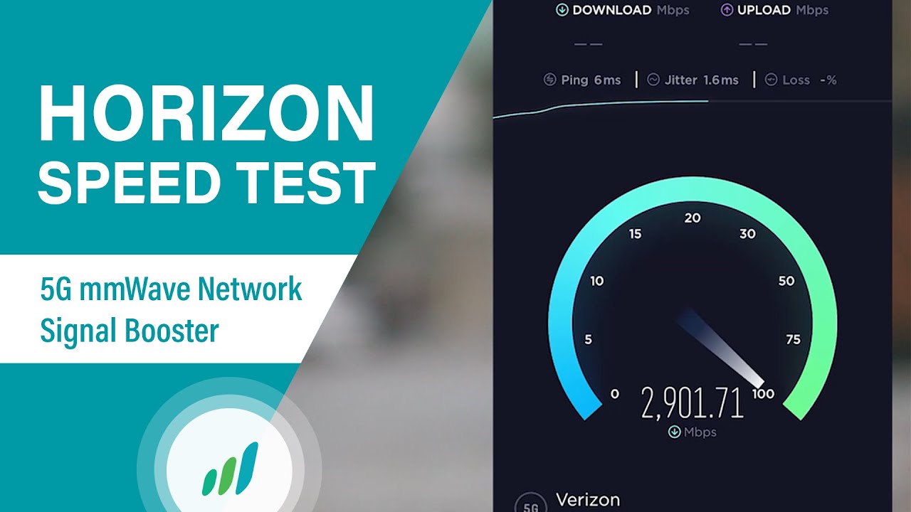 SureCall Horizon Speed Test: 5G mmWave Network Signal Booster