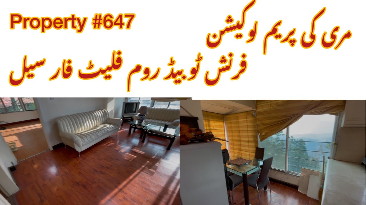 Furnished two bedroom flat for sale | Murree's favorite location | property #647 | Zafar Estate
