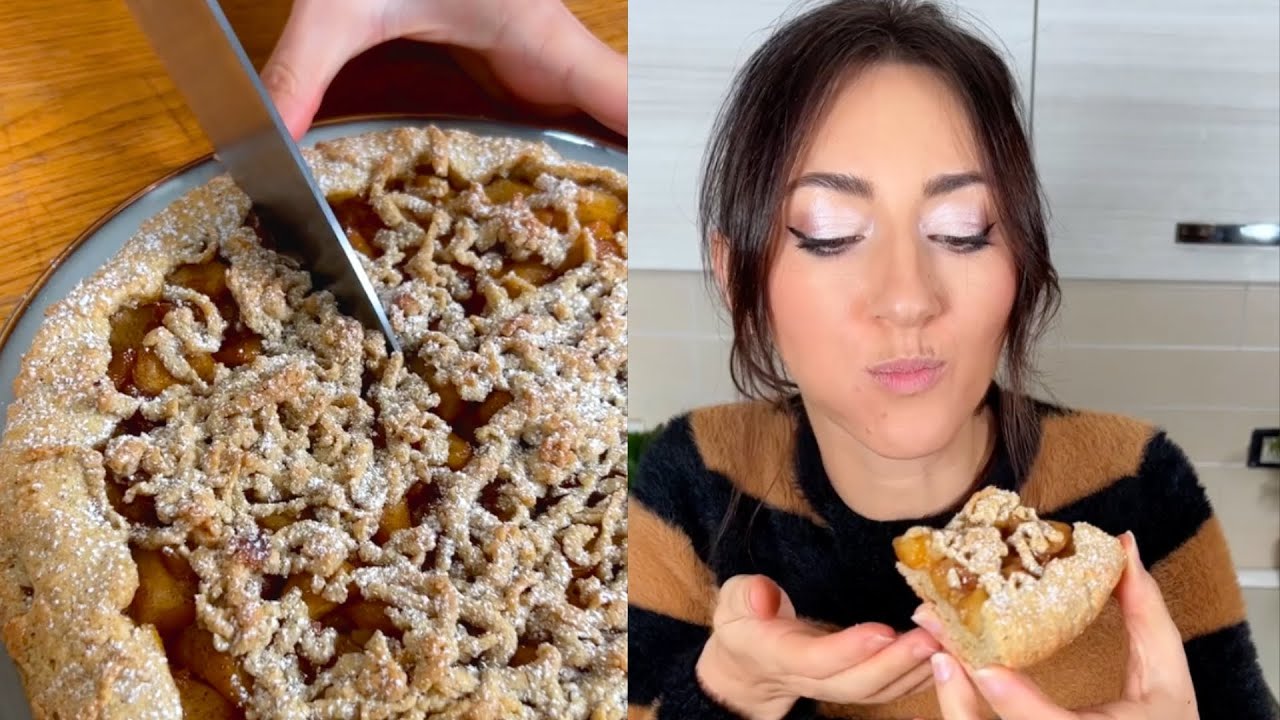 CROSTATA DI MELE - Ricetta Senza Burro (FACILE e VELOCE da fare)