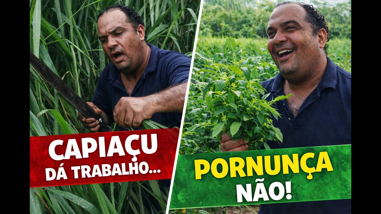 QUAL FORRAGEM DÁ MENOS TRABALHO?