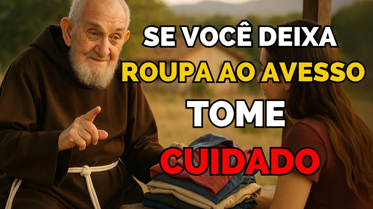 FREI DAMIÃO ALERTA: “NÃO DEIXE A ROUPA AO AVESSO OU ISSO PODERÁ ACONTECER!”