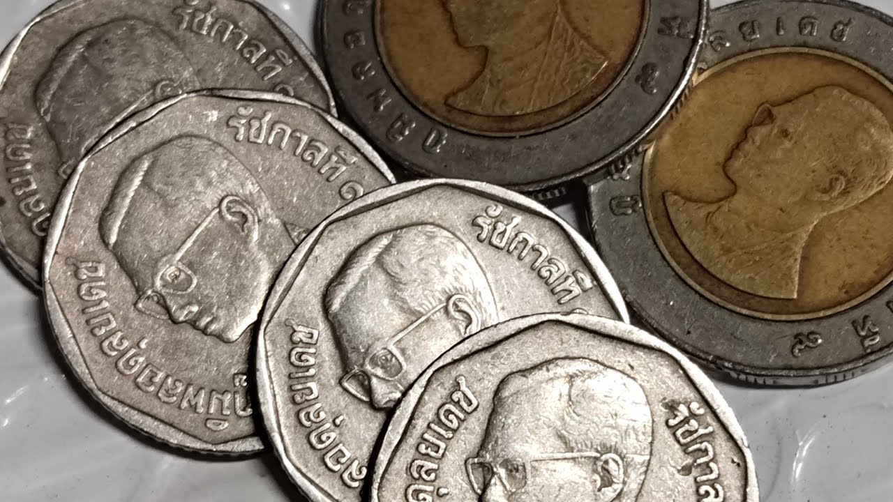 10 bhat 5 bhat Thailand Super Rare Worth Money valuable coin !!