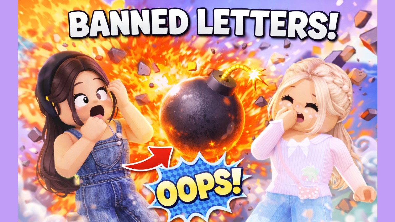 We played Banned Letters?! | Roblox 💣