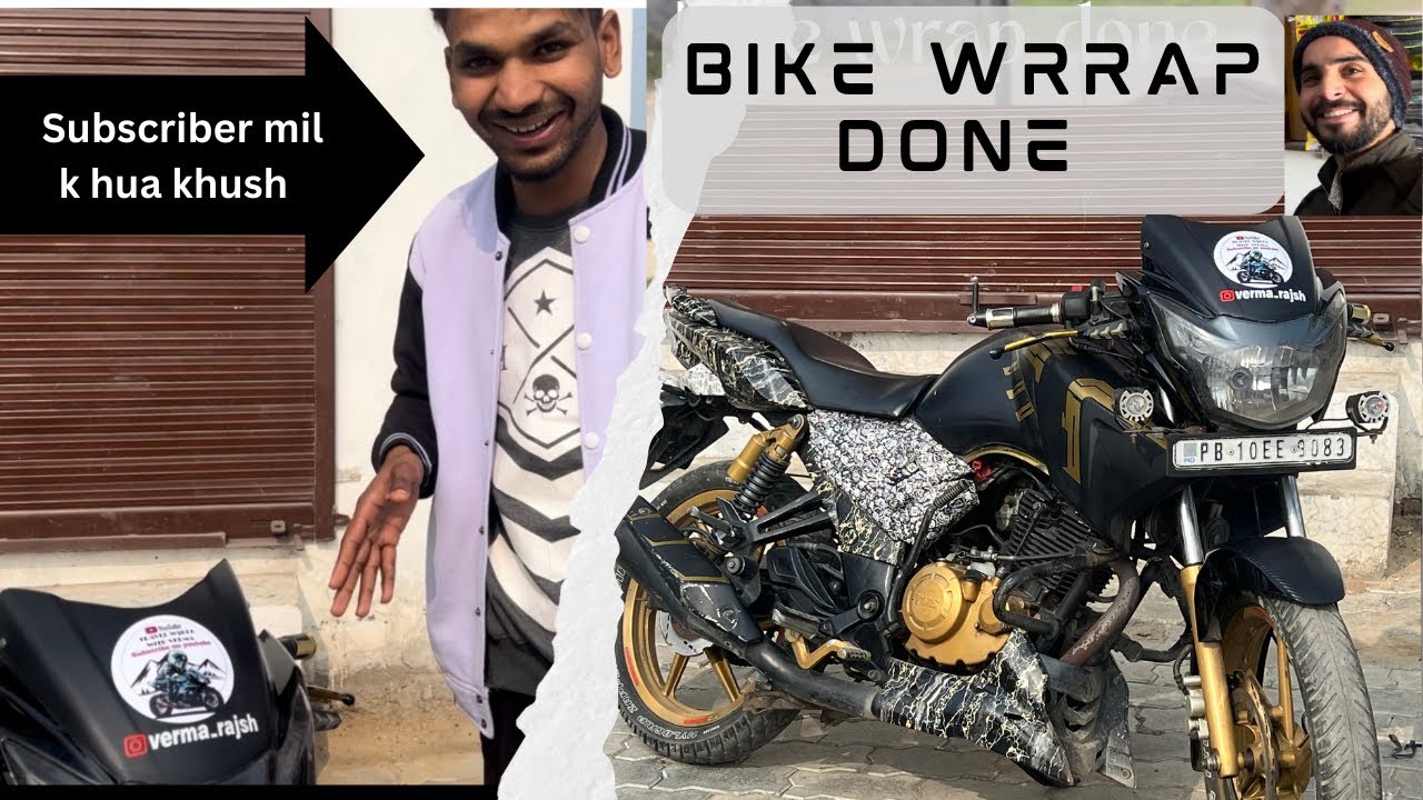 Bike new wrapping 😍🔥🔥🔥