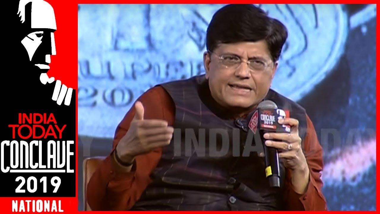 Every Data Not Convenient For Congress, They Debunk: Union Minister Piyush Goyal |  IT Conclave 2019
