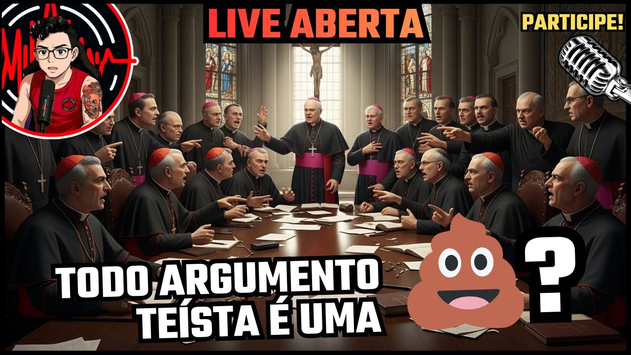 🔴 TODO ARGUMENTO TEÍSTA É UMA 💩? -LIVE ABERTA-