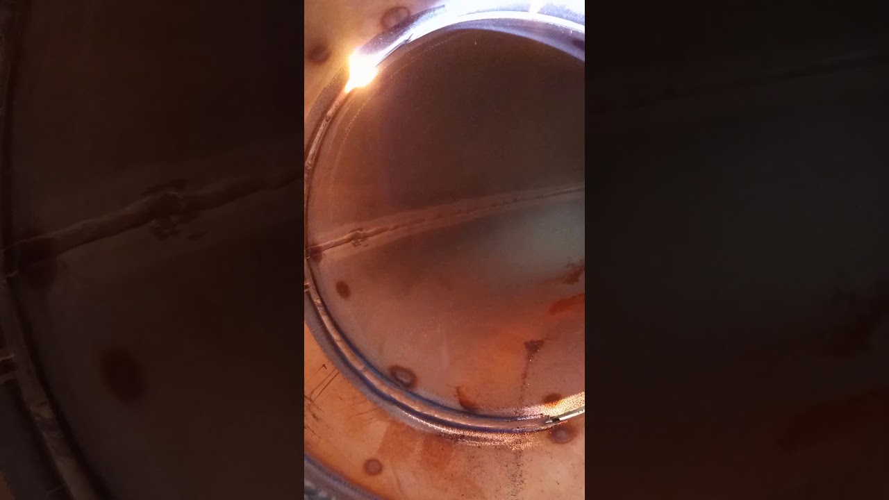Raiz na TIG tubulação inox 8