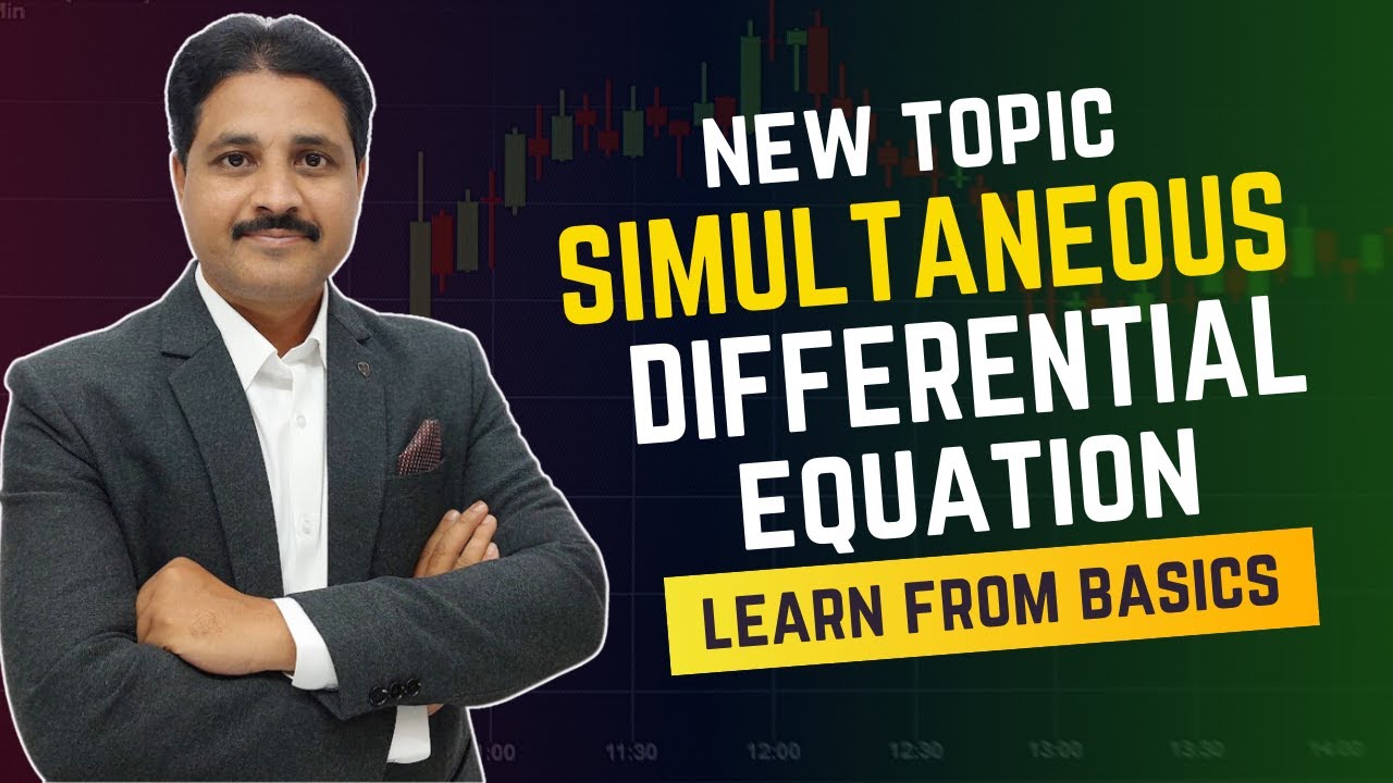 SIMULTANEOUS DIFFERENTIAL EQUATION SOLVED PROBLEM 1 | HIGHER ORDER DIFFERENTIAL EQUATION