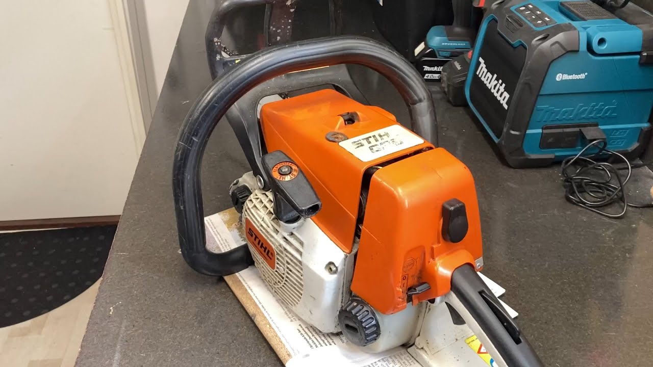 Motorsåg Stihl 026 - svårstartad - total genomgång