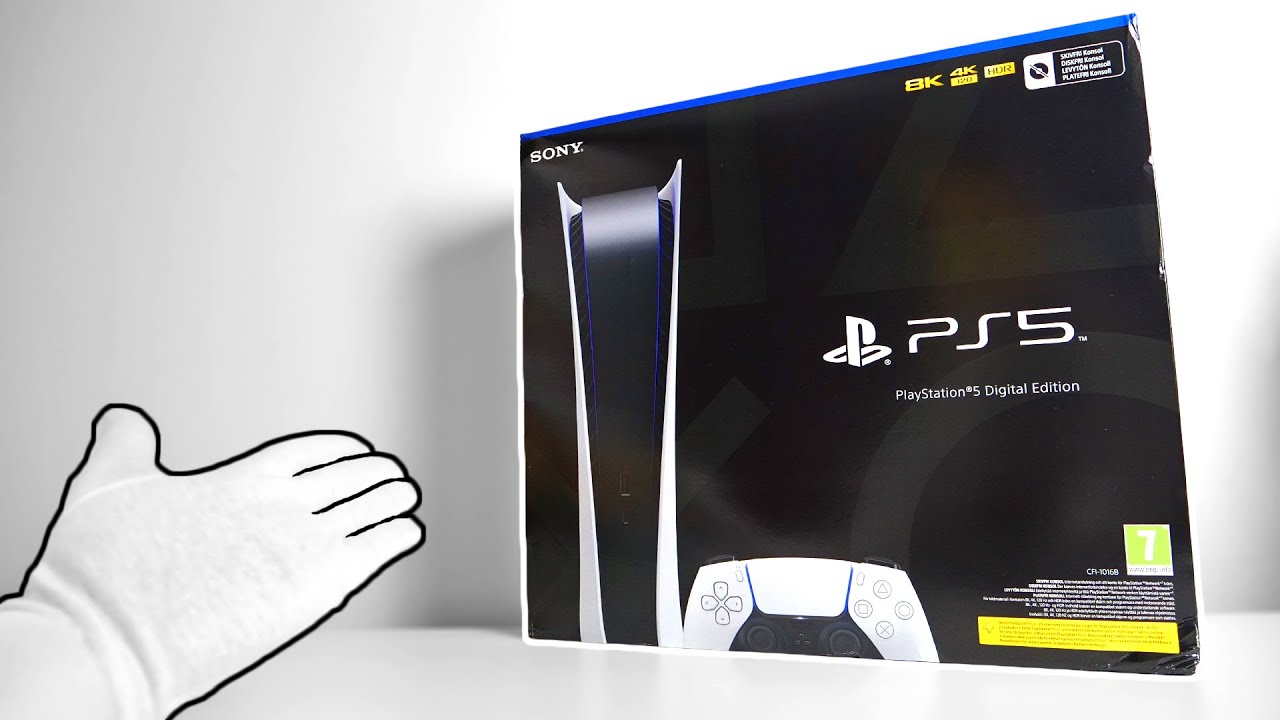 PS5 Digital Edition Unboxing - Sony PlayStation 5 Next Gen Console + Ultra Rare Press Kit