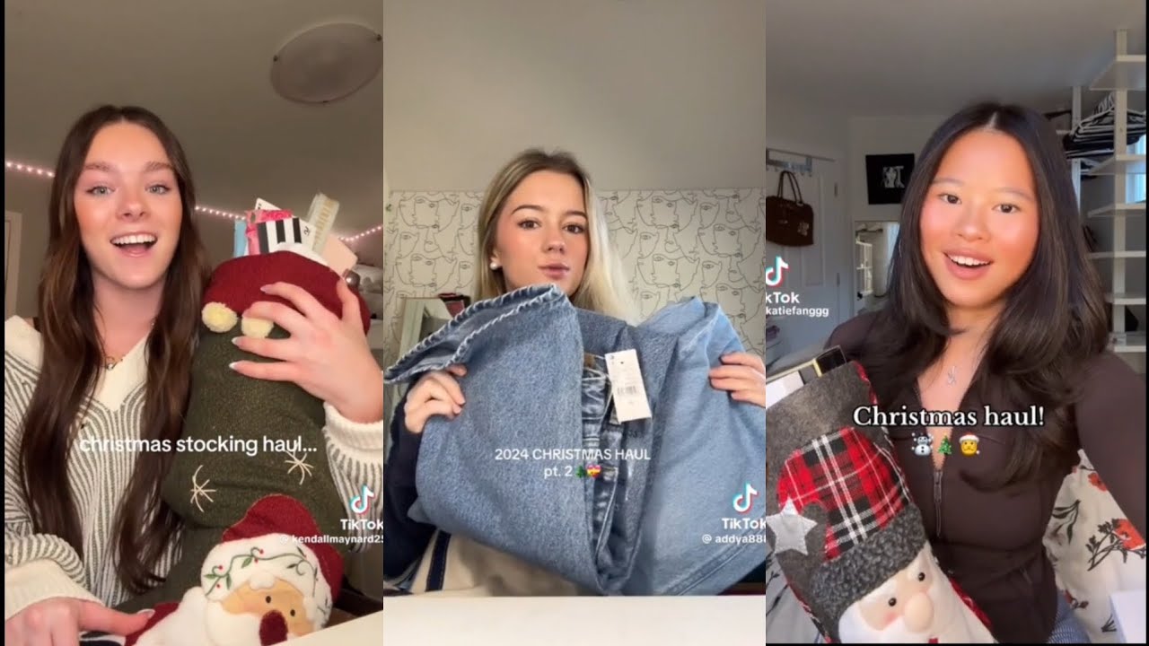 🎀🎄CHRISTMAS HAUL 2024!🎄🎀 TikTok Compilation🤍 (PT 1)