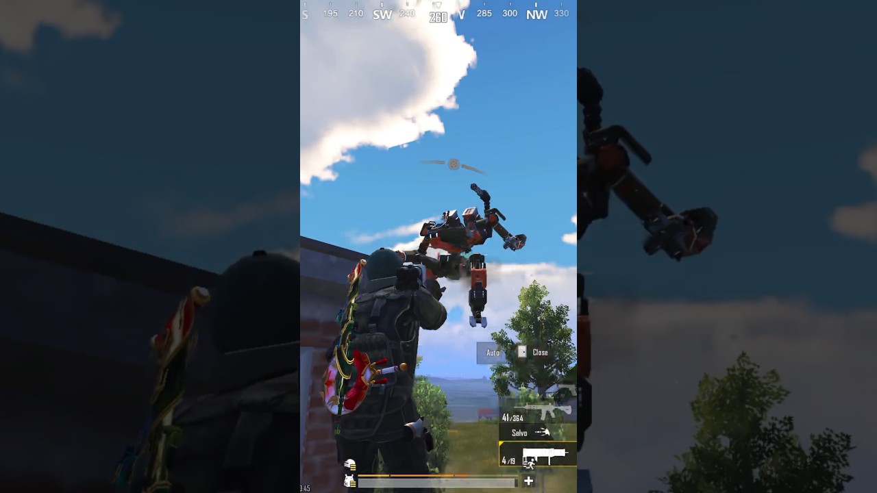 M202 vs Robot 😱 #pubg #pubgmobile #payload3 #robot