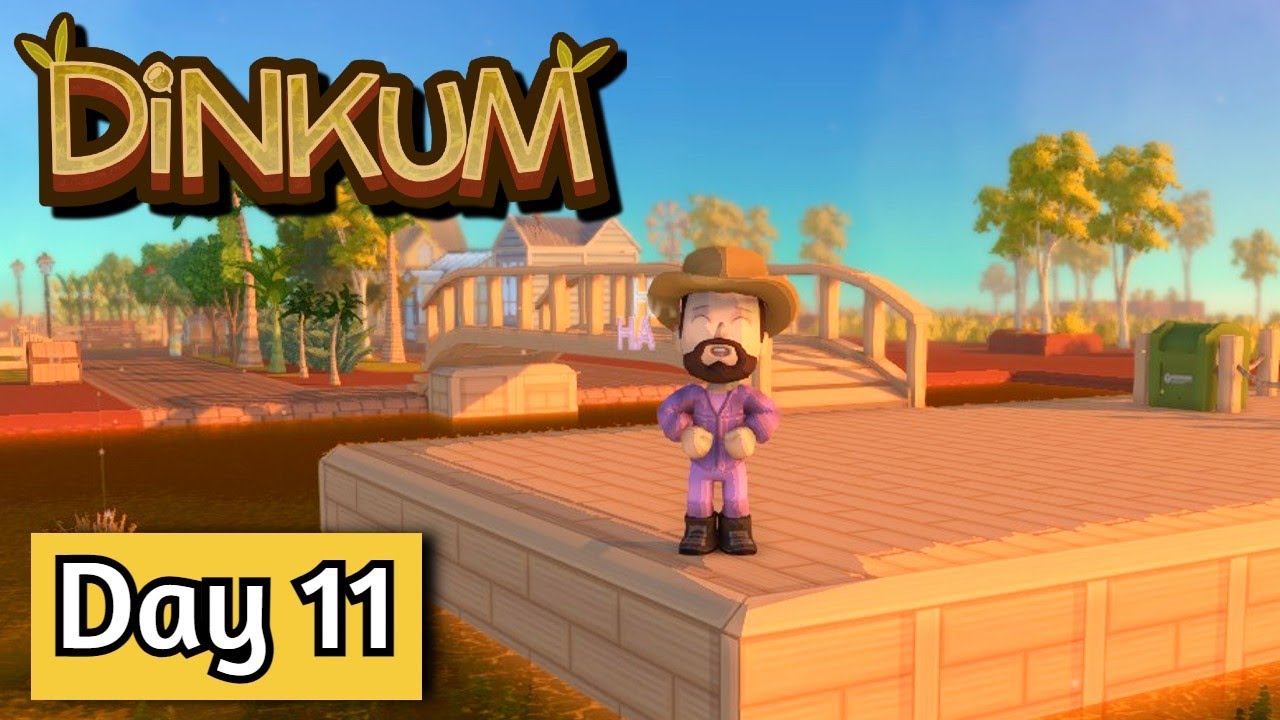 Come BUILD a PIER With ME! - Day 11 - Dinkum