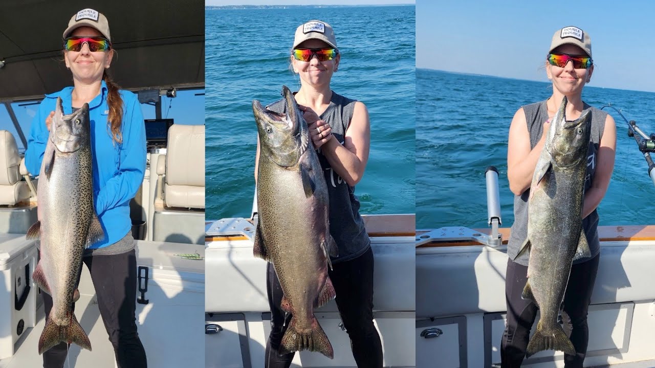 Hitting the limit, King Salmon on Lake Ontario with Crazy Yankee Sportfishing!