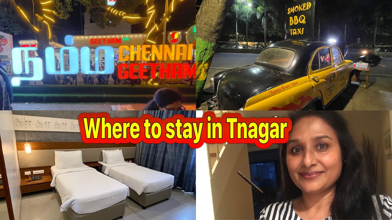 Where to stay in Tnagar.  🇮🇳 Budget friendly hotel. 
