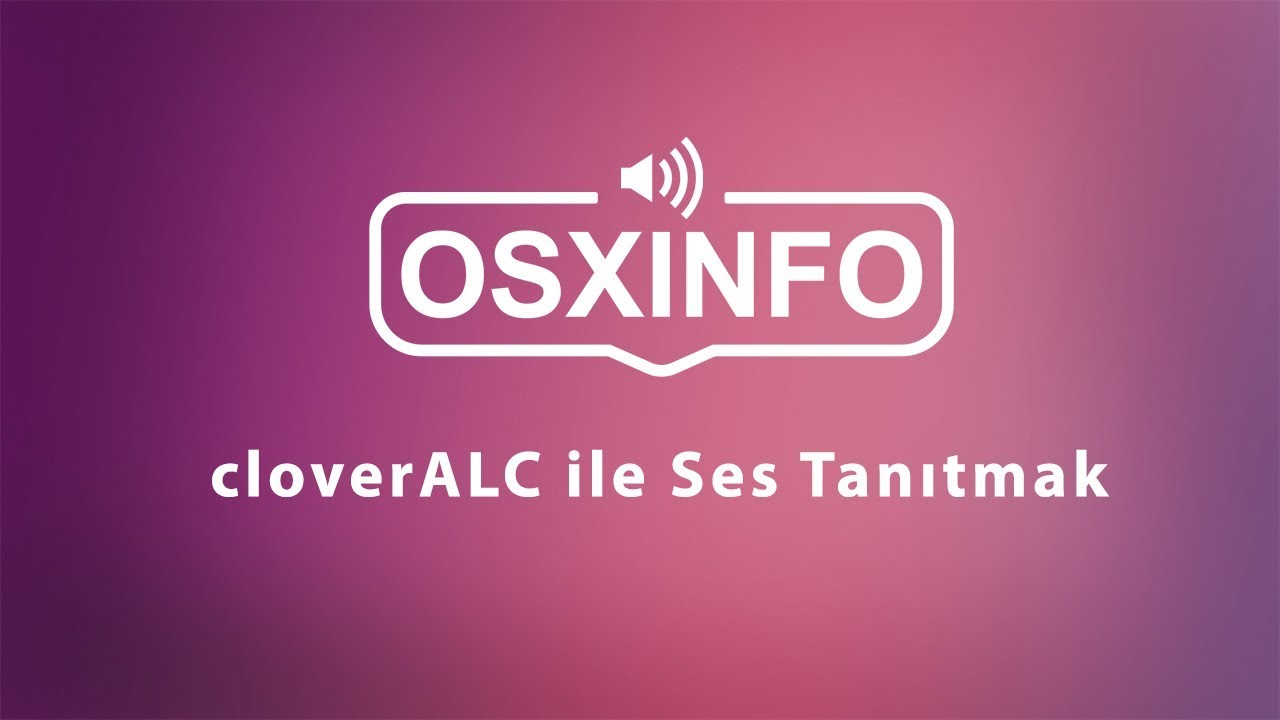 cloverALC Betiği ile Ses Tanıtmak