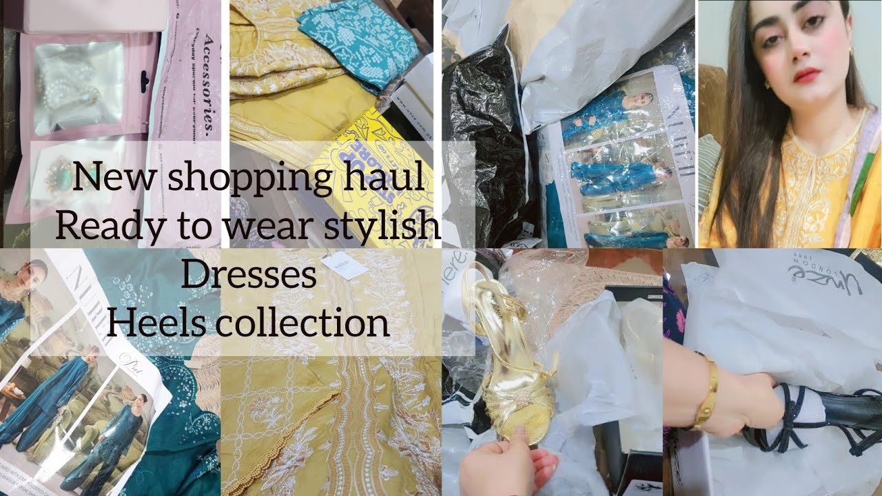 New shopping haul Stylish Ready to Wear Dresses & Shoes Haul ✨ Must Watch! beautiful outfits 👗