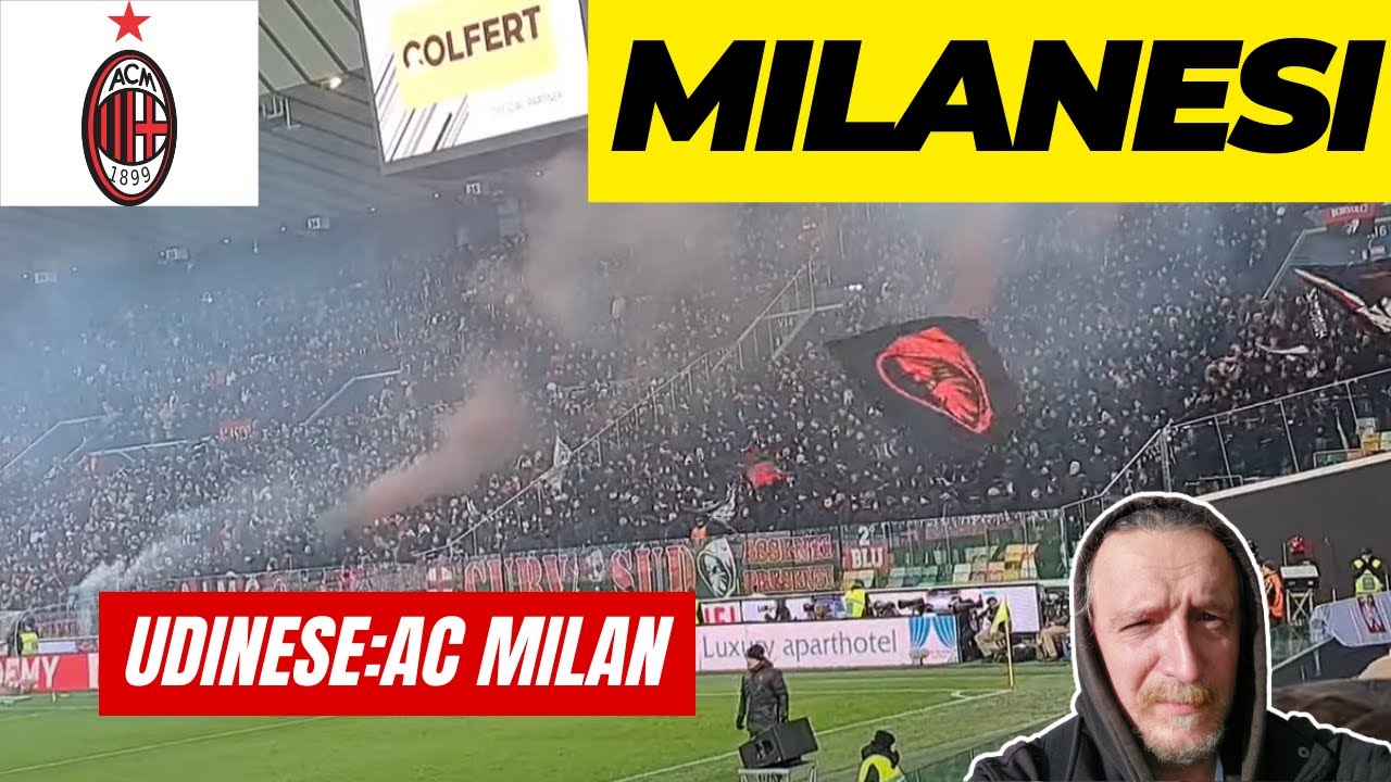 AC Milan fans Cacciaviti-Milanisti at game against Udinese