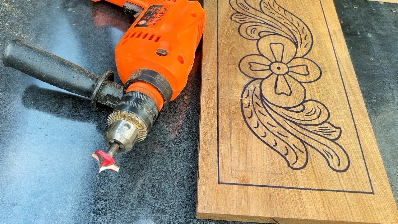 Wood Carving - How to use router machine for wooden door 