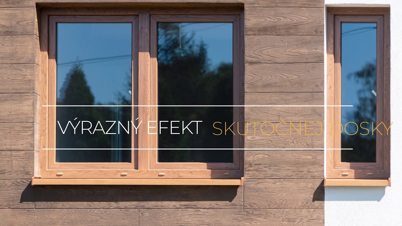 Imitácia dreva na fasáde/stene - obkladový panel BOLIX WOOD EFFECT PANEL - prezentačný film