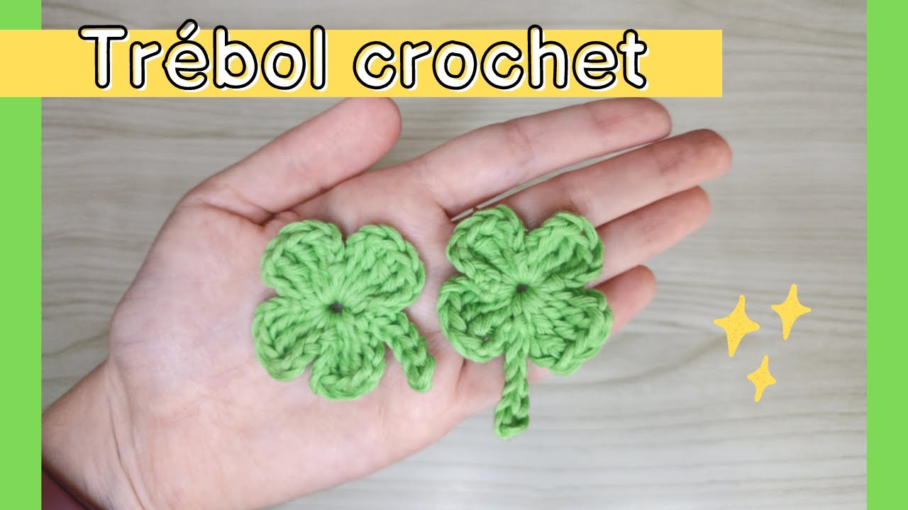 Tr&eacute;bol a crochet muy f&aacute;cil 🍀