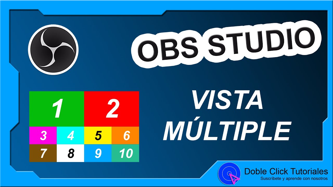 🎬 C&oacute;mo usar Vista M&uacute;ltiple en OBS Studio | Cambio de escena Nivel: PRO