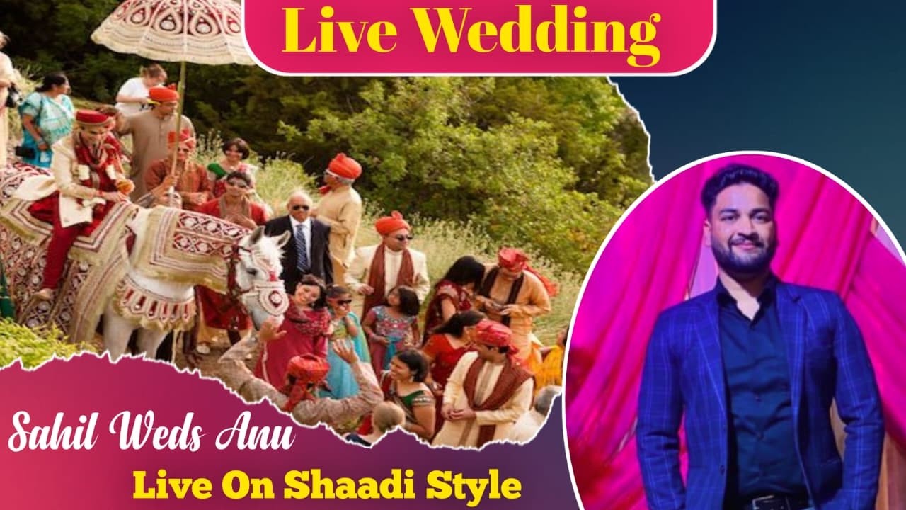 Live Wedding Ceremony Sahil weds Anu | Shaadi Style | Dilber Studio Pandoga