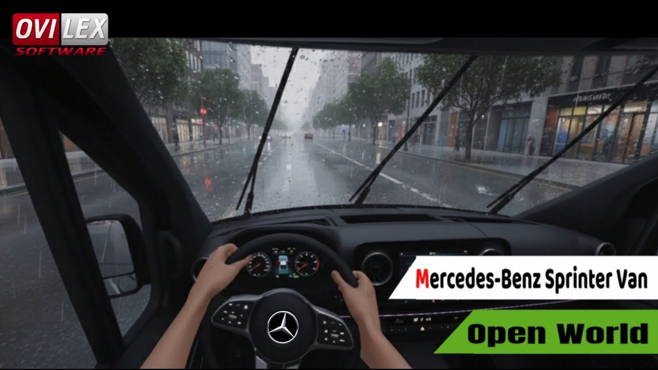 Mercedes-Benz Sprinter Luxury Van 🚗🚦 Gameplay-Driving School Simulator: Evo-Highway 🛣️🌍 Android/ios 