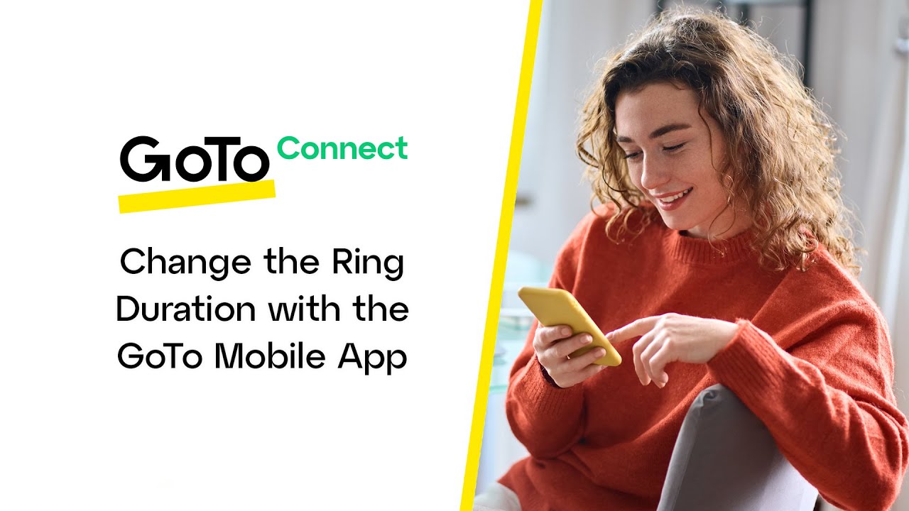 Change the Ring Duration with the GoTo Mobile App