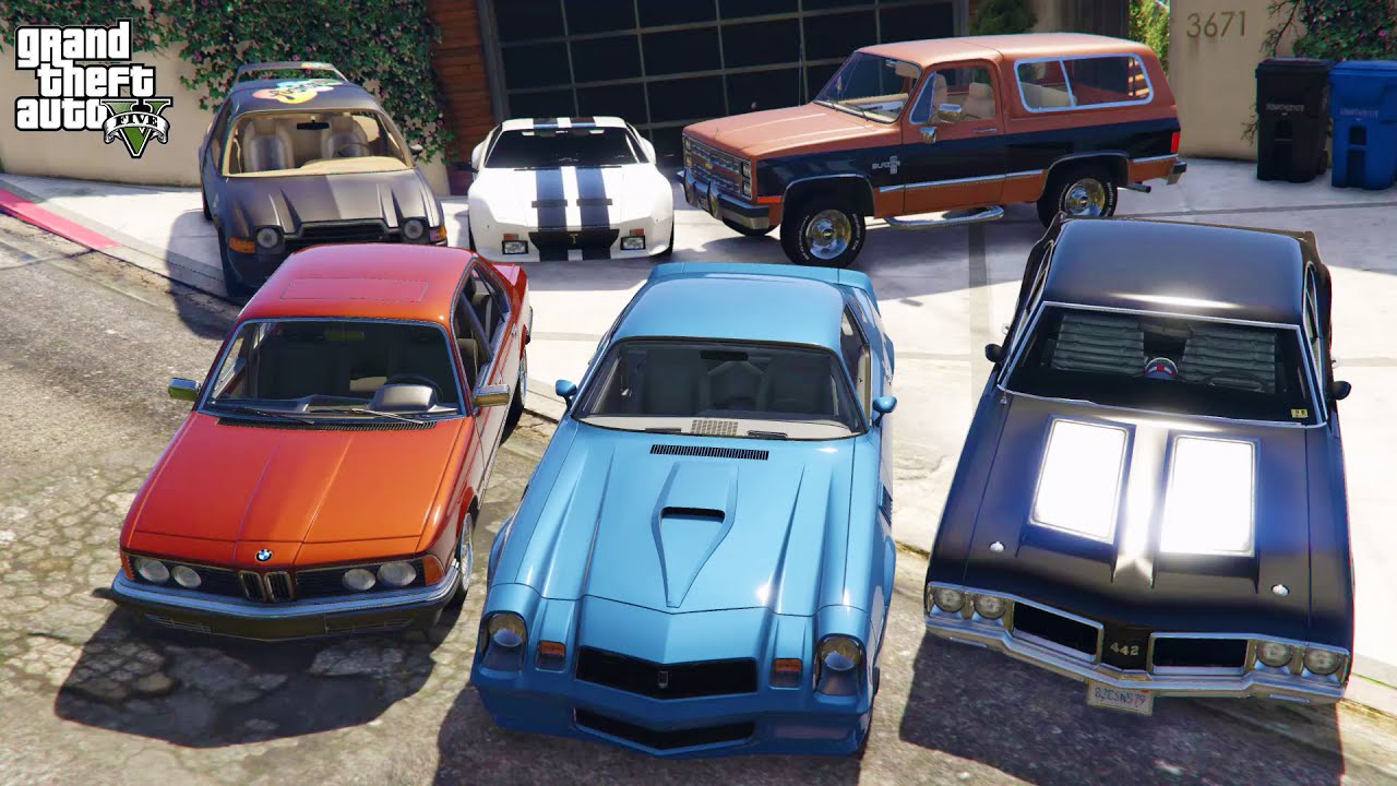 GTA 5 - Stealing Stranger Things Cars with Franklin! (Real Life Cars #83)