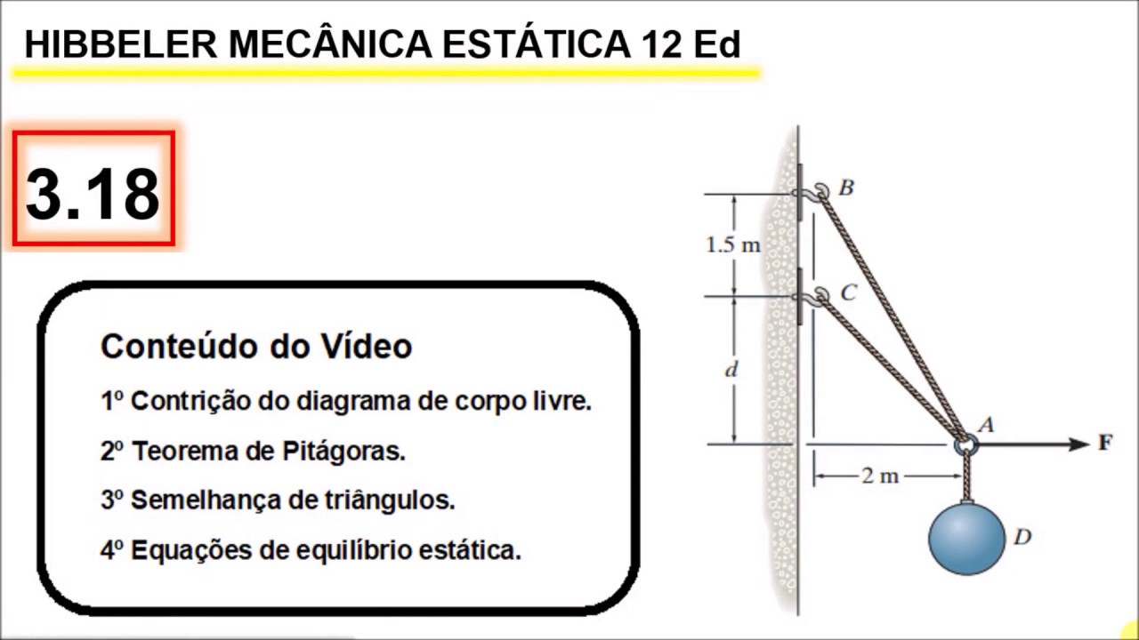 hibbeler 12 edição exercicios resolvidos capitulo 3 3.18