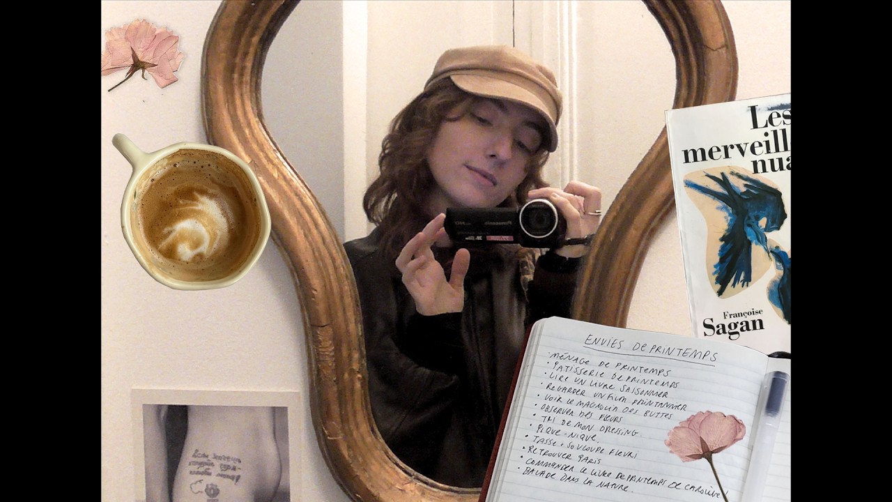 un vlog doux qui sent bon le printemps🌷envies, lectures..