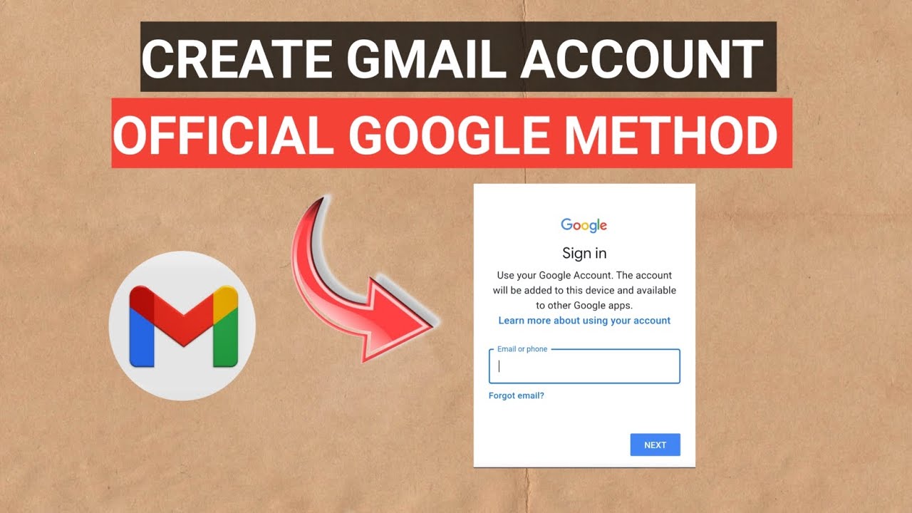 Create Gmail Account Using Official Google App | Full Guide