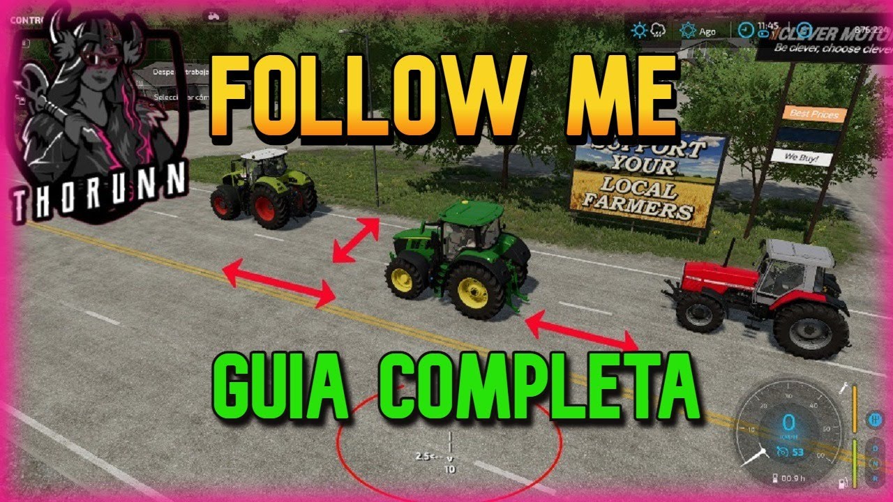 FOLLOW ME | FS22 | GUIA COMPLETA, COMO UTILIZARLO