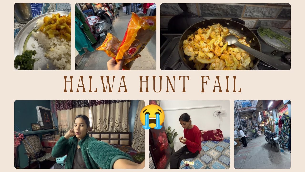 Halwa Hunt Failed 😭🌸 | Broken Flowers & Family Vibes | Day 8 Vlog