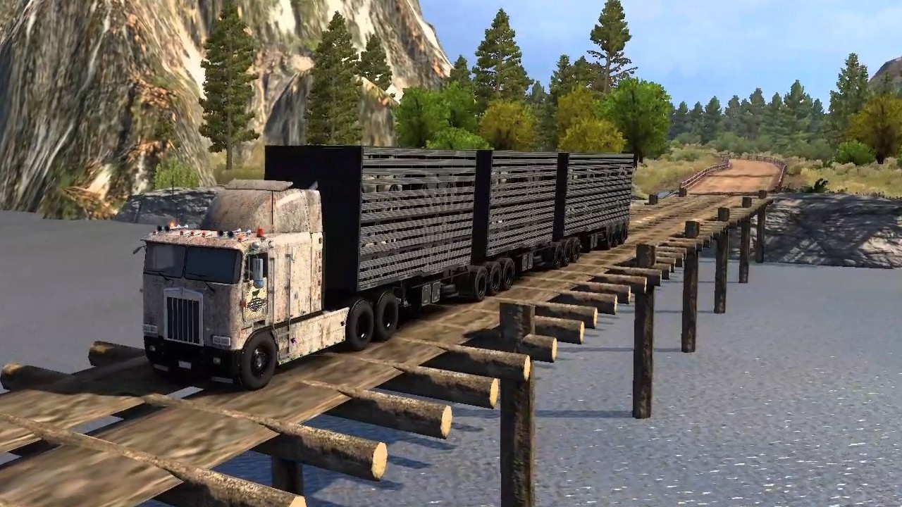 Truck: K100E. Trailer: KSW Livestock. Carga: Ovejas - ATS 2026 02 28 22 59 04