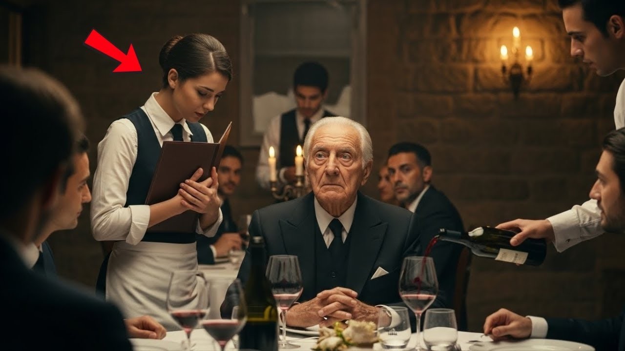 “ Shy Waitress Greeted the Mafia Boss’s Sicilian Father — Her Dialect Froze the Room