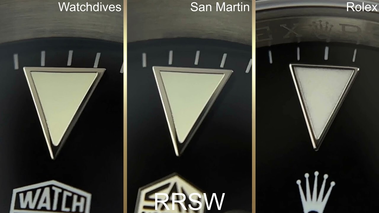 Rolex против San Martin против Watchdives. Результаты!
