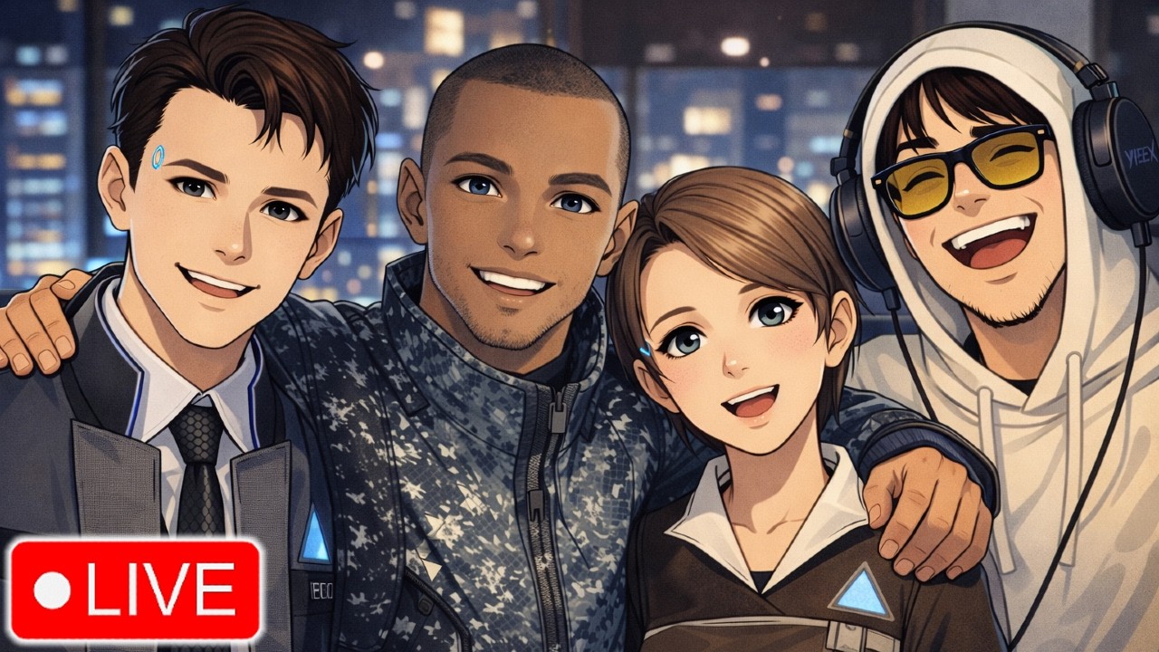 🔴LIVE 🤖 FINISHING DETROIT: BECOME HUMAN 🔒 LOCK IN 🤖 CHATTING 🔒 GAMING 🤖 REACTIONS 🔒 !socials
