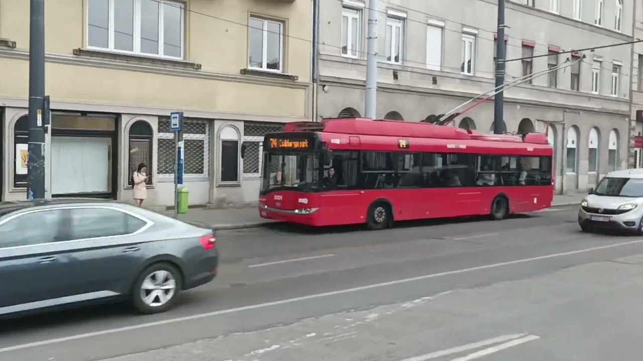 Budapest trolleybus line 75: Puskás Ferenc Stadion - Jászai Mari tér