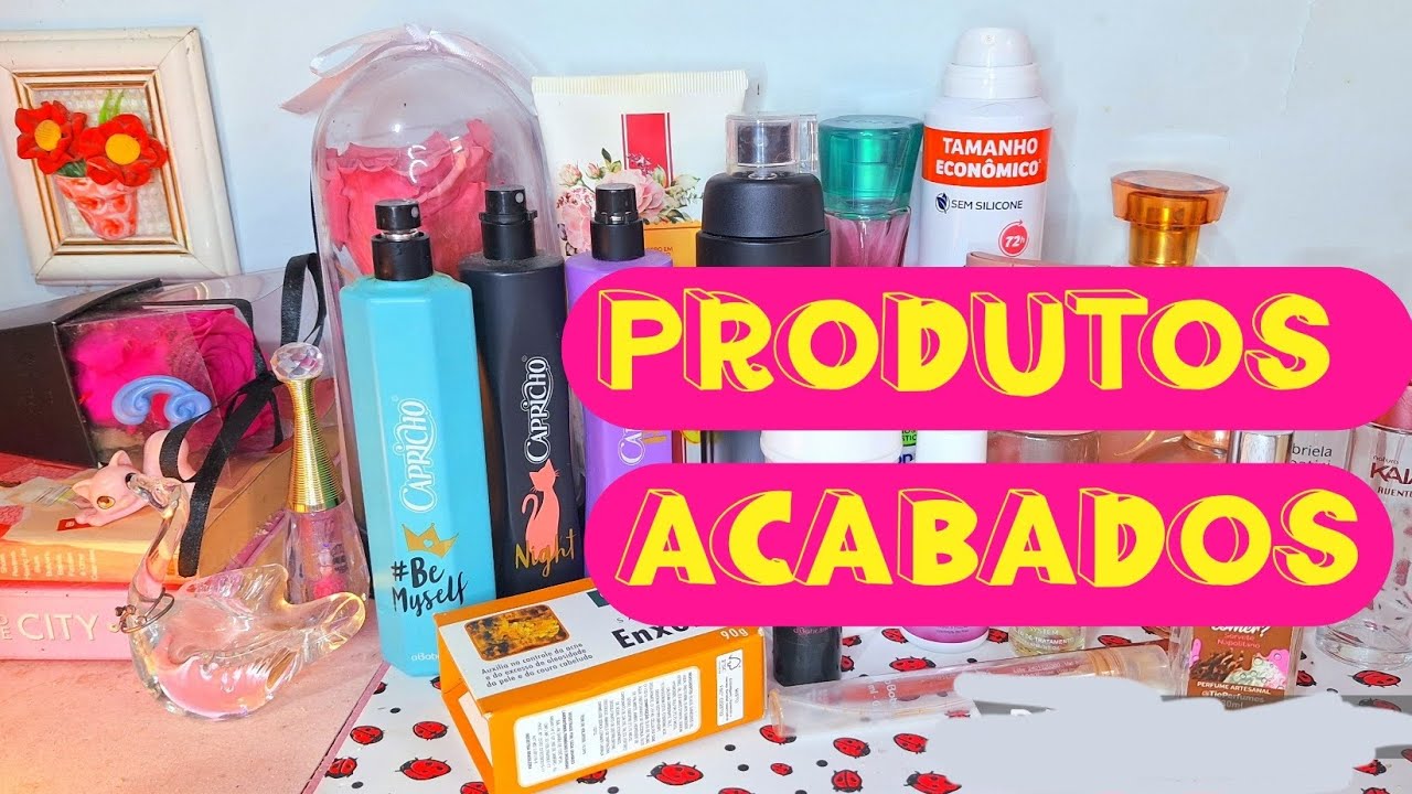 Muitos Perfumes Acabados! Produtos de autocuidado acabados
