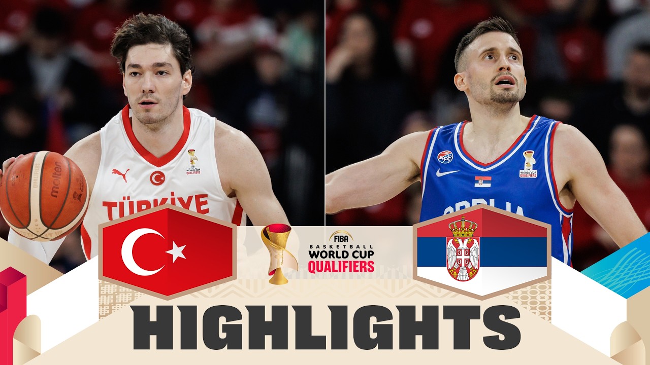 Türkiye 🇹🇷 v Serbia 🇷🇸 | Highlights | FIBA Basketball World Cup 2027 European Qualifiers