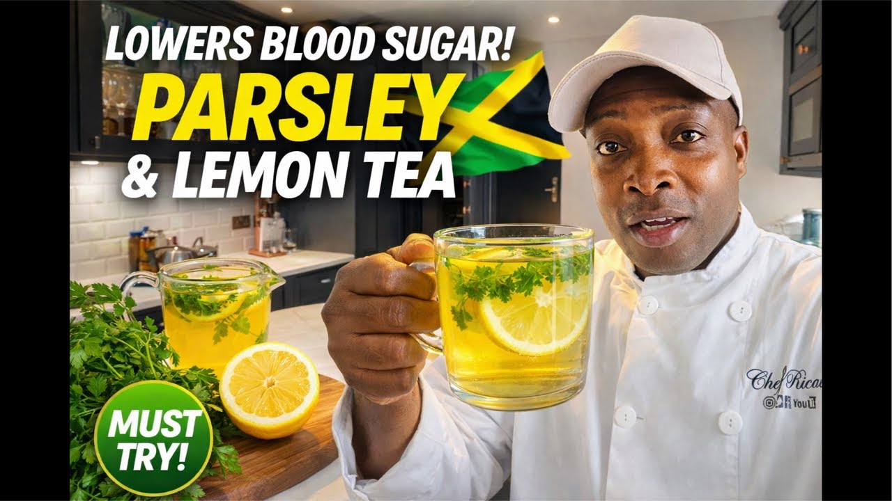 Drink Parsley & Lemon Tea Daily! 🍋🌿 The Natural Drink That Helps Support Healthy Blood Sugar